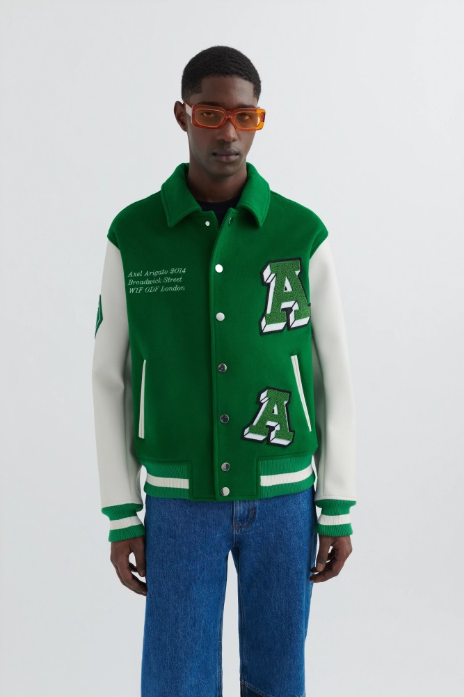 Illusion College-Jacke Axel Arigato Jolly Green