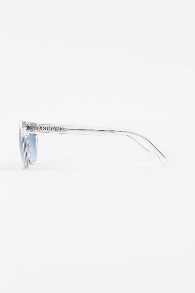Jet Square Sonnenbrille Axel Arigato Transparent Verblassendes Blau