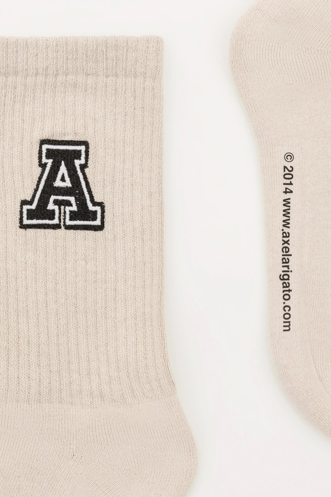Homeschool Schlauchsocken Beige Axel Arigato