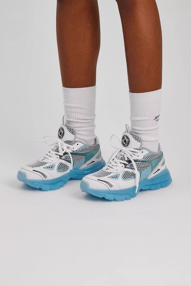 Axel Arigato Weiß Blauer Marathonläufer