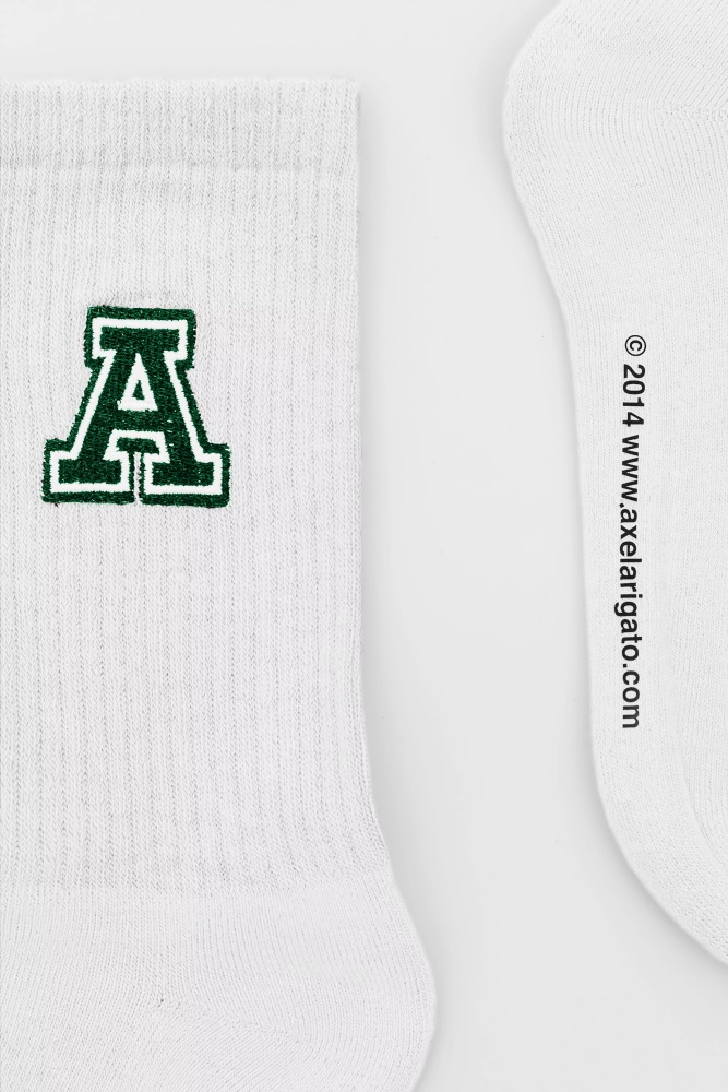 Homeschool Schlauchsocken Weiß Axel Arigato