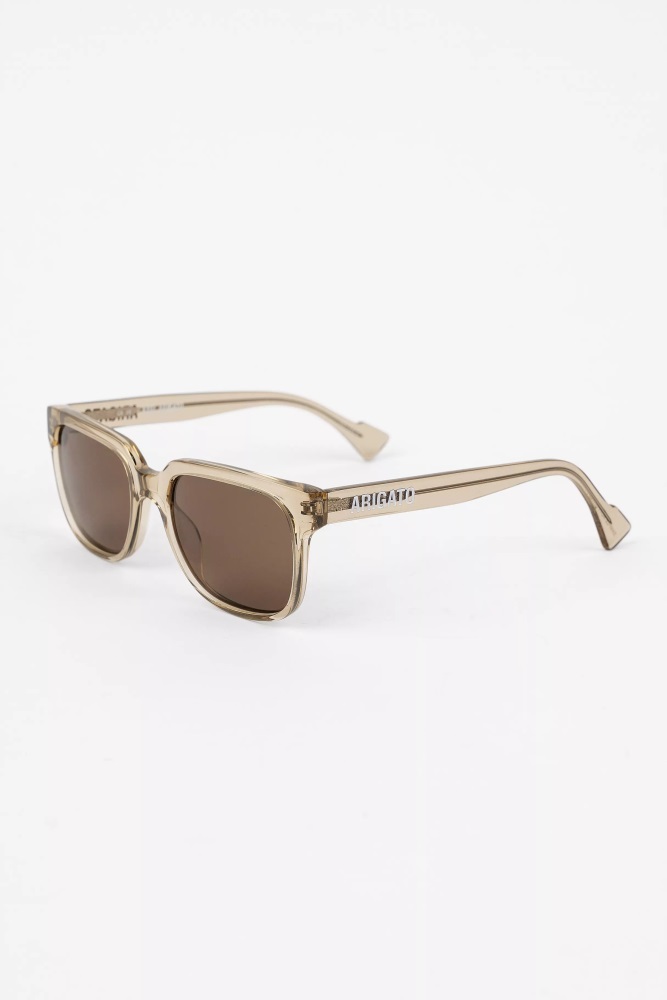 Axel Arigato Transparente Sandbraun Jet Square Sonnenbrille