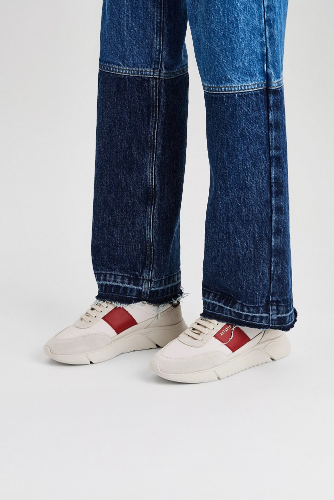 Axel Arigato Cremino Bordeaux Leopard Genesis Vintage Läufer