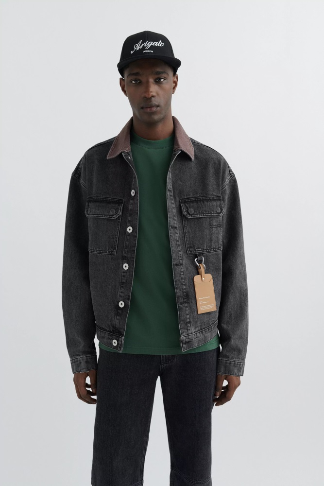 Westjacke Axel Arigato Schwarz Gewaschen