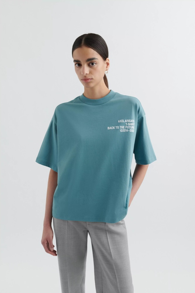 Era T-shirt Hellpetrol Blau Arigato