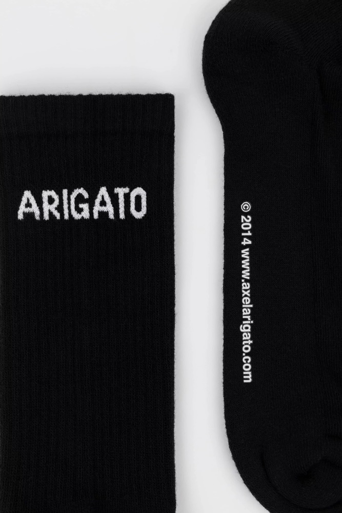 Axel Arigato Arigato Logo Schlauchsocken Schwarz