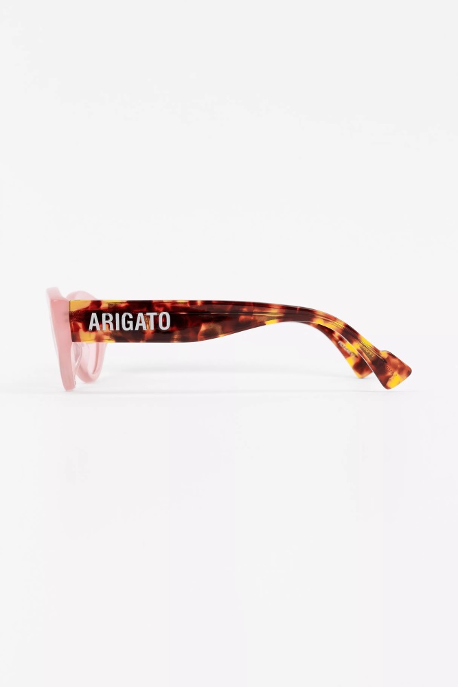 Axel Arigato Milchrosa Havana Tonia Cat-Eye-Sonnenbrille